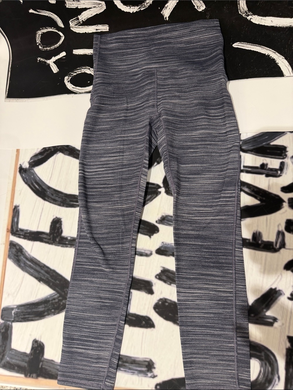 Ivivva Gray Space-Dye High-Rise Leggings